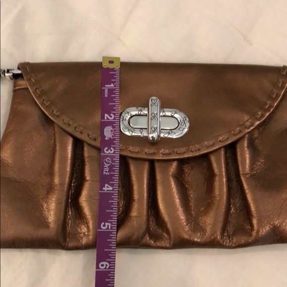Brighton wristlet clutch in copper/gold - Picture 6 of 6